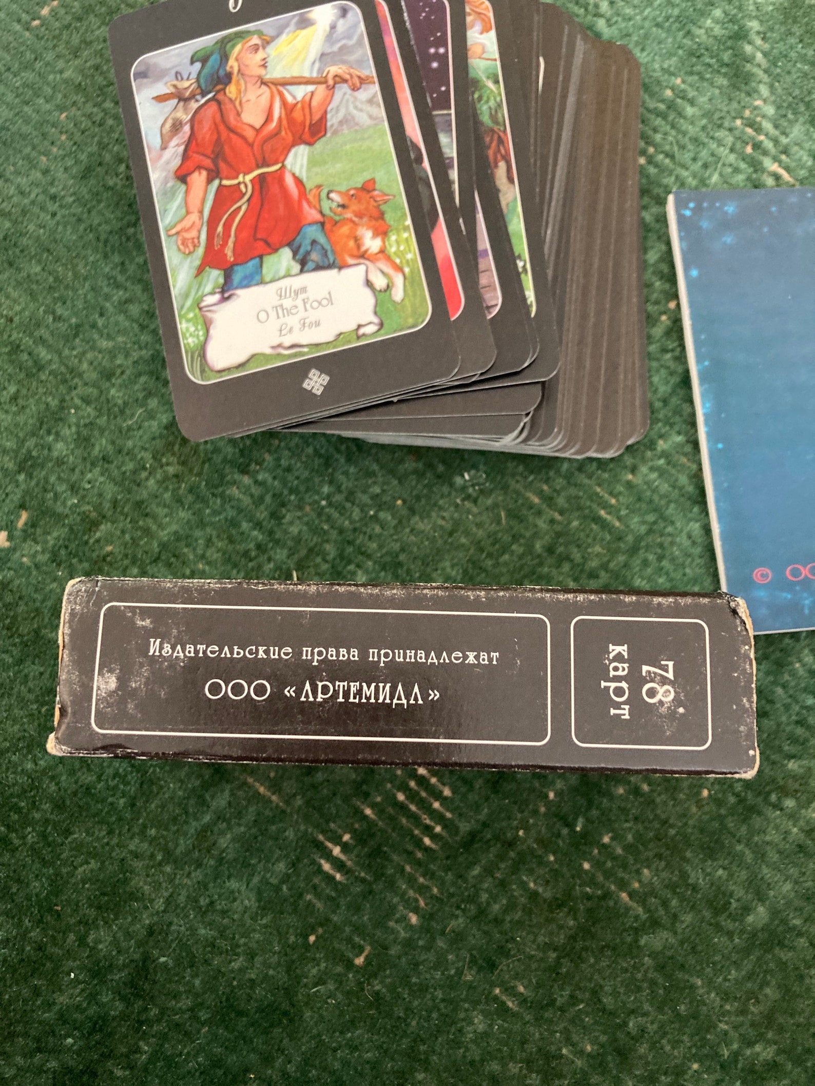 ТАРО эры ВОДОЛЕЯ vintage Russian Tarot Deck Etsy