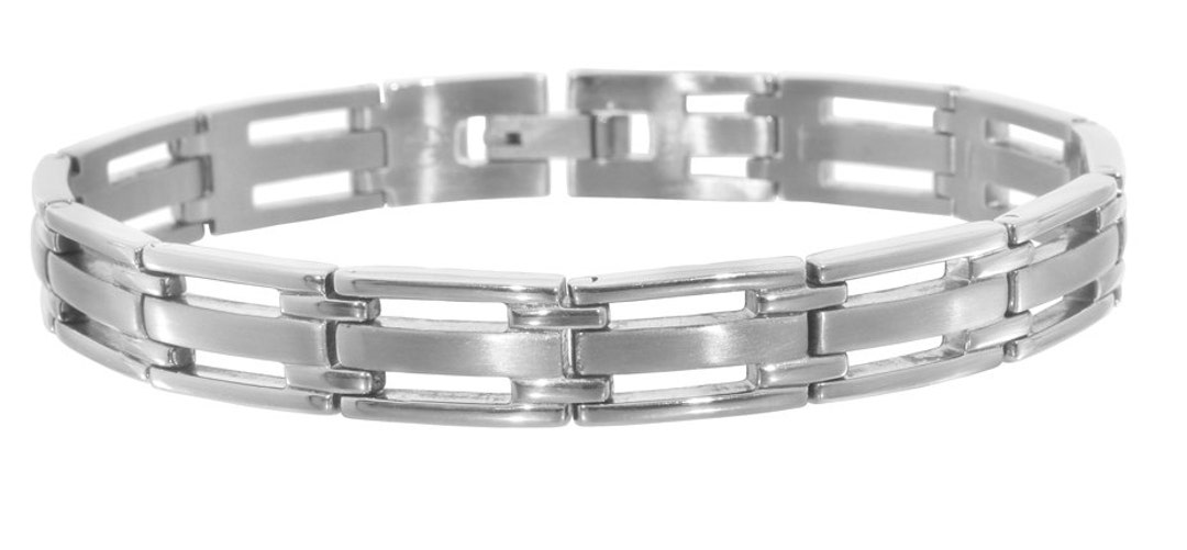 LIVEYOUNG Y129 Male Bracelets Exquisite Boy Chain Universal Stainless Steel Men  Bracelet silver