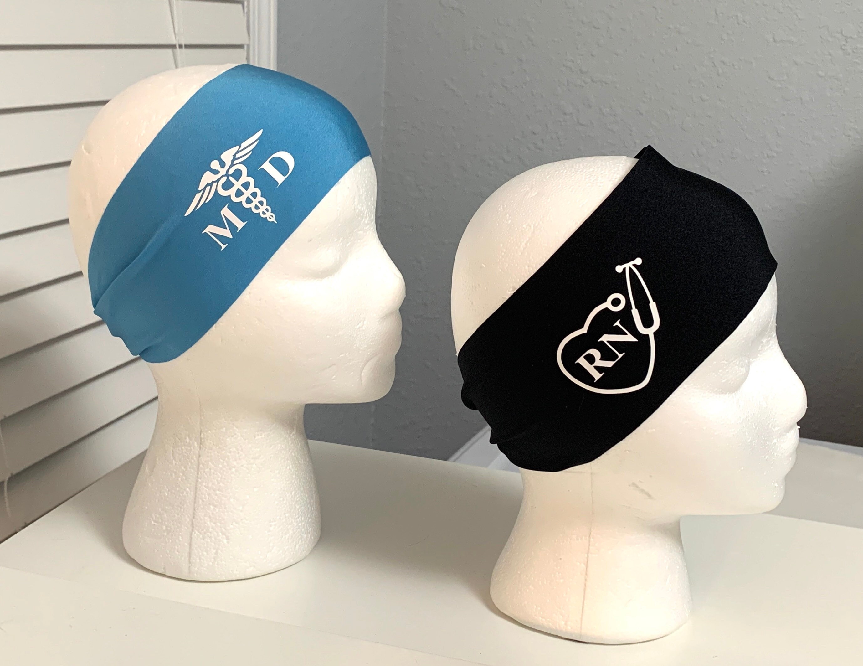 Headbands with buttons dental headbands headbands nurse Etsy