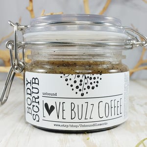 Coffee Scrub, Body Scrub, Sugar Scrub, Coffee Sugar Scrub, Natural Body Care, Organic Body Scrub, Exfoliant, Facial Exfoliant