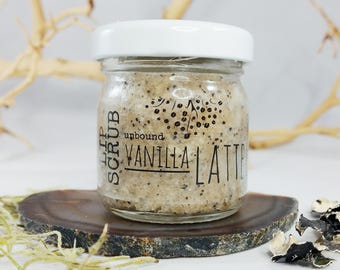 Lip Scrub, Coffee Lip Scrub, Sugar Scrub, Vanilla Latte Lip Scrub, Natural Body Care, stocking stuffer,Organic Lip Scrub, Lip Exfoliant