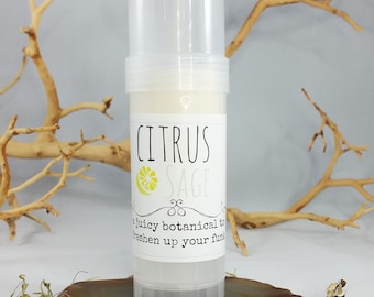 Probiotic Deodorant, Natural Deodorant, Womens Natural Deodorant, Citrus Sage Deodorant, Soothing Deodorant