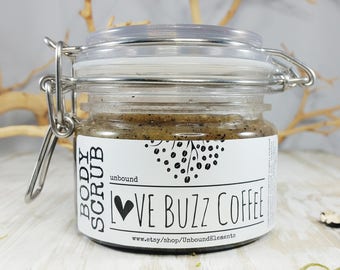 Coffee Scrub, Body Scrub, Sugar Scrub, Coffee Sugar Scrub, Natural Body Care, Organic Body Scrub, Exfoliant, Facial Exfoliant