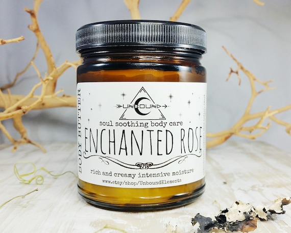 Body Butter, Natural Skin Care, Organic Body Butter, Moisturizer, Natural Body Care, Rose