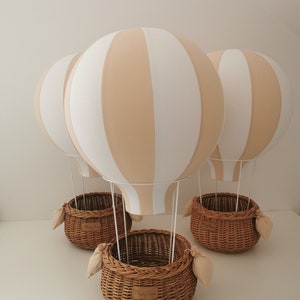 Mongolfiera in piedi / Centrotavola con palloncini / Asilo nido a tema viaggio / Mobile personalizzato /
