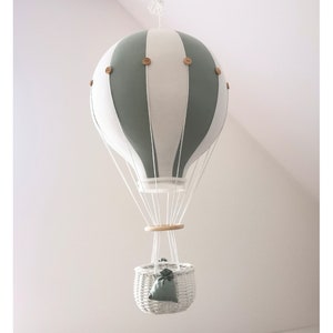 Hot Air Balloon Mobile | Travel Theme Nursery | Custom Mobile | Addition to Cloud Baby Mobile | Welcome Baby Gift