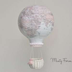 Hot Air Balloon Mobile | Travel Theme Nursery | Custom Mobile | Addition to Cloud Baby Mobile | Welcome Baby Gift