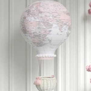 Hot Air Balloon Mobile | Travel Theme Nursery | Custom Mobile | Addition to Cloud Baby Mobile | Welcome Baby Gift