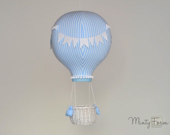 Hot Air Balloon Mobile | Travel Theme Nursery | Custom Mobile | Addition to Cloud Baby Mobile | Welcome Baby Gift