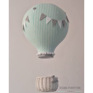 Hot Air Balloon Mobile | Travel Theme Nursery | Custom Mobile | Addition to Cloud Baby Mobile | Welcome Baby Gift