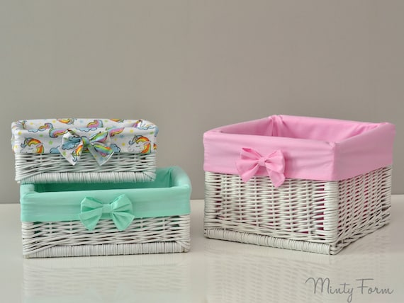 wicker baskets for toys