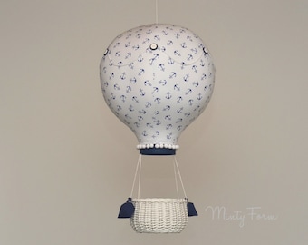 Hot Air Balloon Mobile | Travel Theme Nursery | Custom Mobile | Addition to Cloud Baby Mobile | Welcome Baby Gift