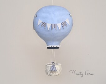 Hot Air Balloon Mobile | Travel Theme Nursery | Custom Mobile | Addition to Cloud Baby Mobile | Welcome Baby Gift