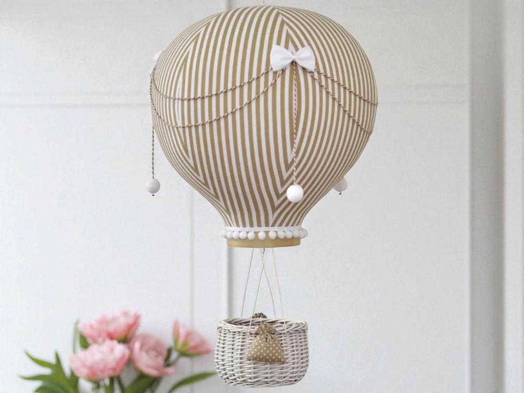 1 Jeu Veilleuse Montgolfière Jolie Veilleuse Lumière D'Ambiance