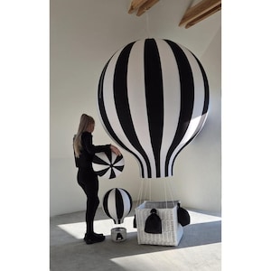 Globo aerostático gigante de 60 cm a 3 m, decoración para habitaciones infantiles o bodas con temática de viajes, accesorios para fotografía.