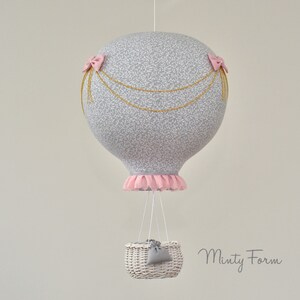 Hot Air Balloon Mobile | Travel Theme Nursery | Custom Mobile | Addition to Cloud Baby Mobile | Welcome Baby Gift