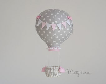 Hot Air Balloon Mobile | Travel Theme Nursery | Custom Mobile | Addition to Cloud Baby Mobile | Welcome Baby Gift