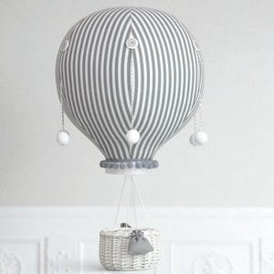Hot Air Balloon Mobile | Travel Theme Nursery | Custom Mobile | Addition to Cloud Baby Mobile | Welcome Baby Gift