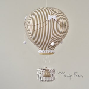 Hot Air Balloon Mobile | Travel Theme Nursery | Custom Mobile | Addition to Cloud Baby Mobile | Welcome Baby Gift