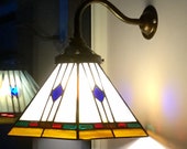 Stained glass Tiffany wall lamp shade