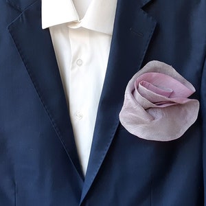 Redondo de seda de dos lados y algodón hanky, accesorio de boda