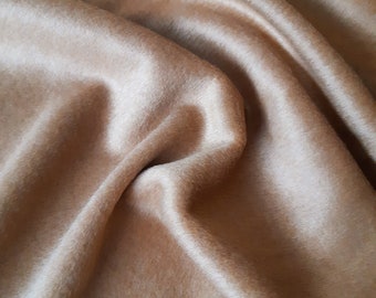 Camel Alpaca pile wool fabric, high-quality warm wool for coat, jacket and skirt