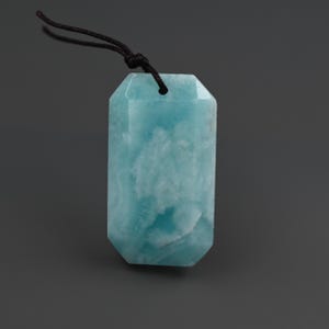 Nature blue hemimorphite pendant , hemimorphite charms for jewelry ,35*20*7 mm ,B03D031