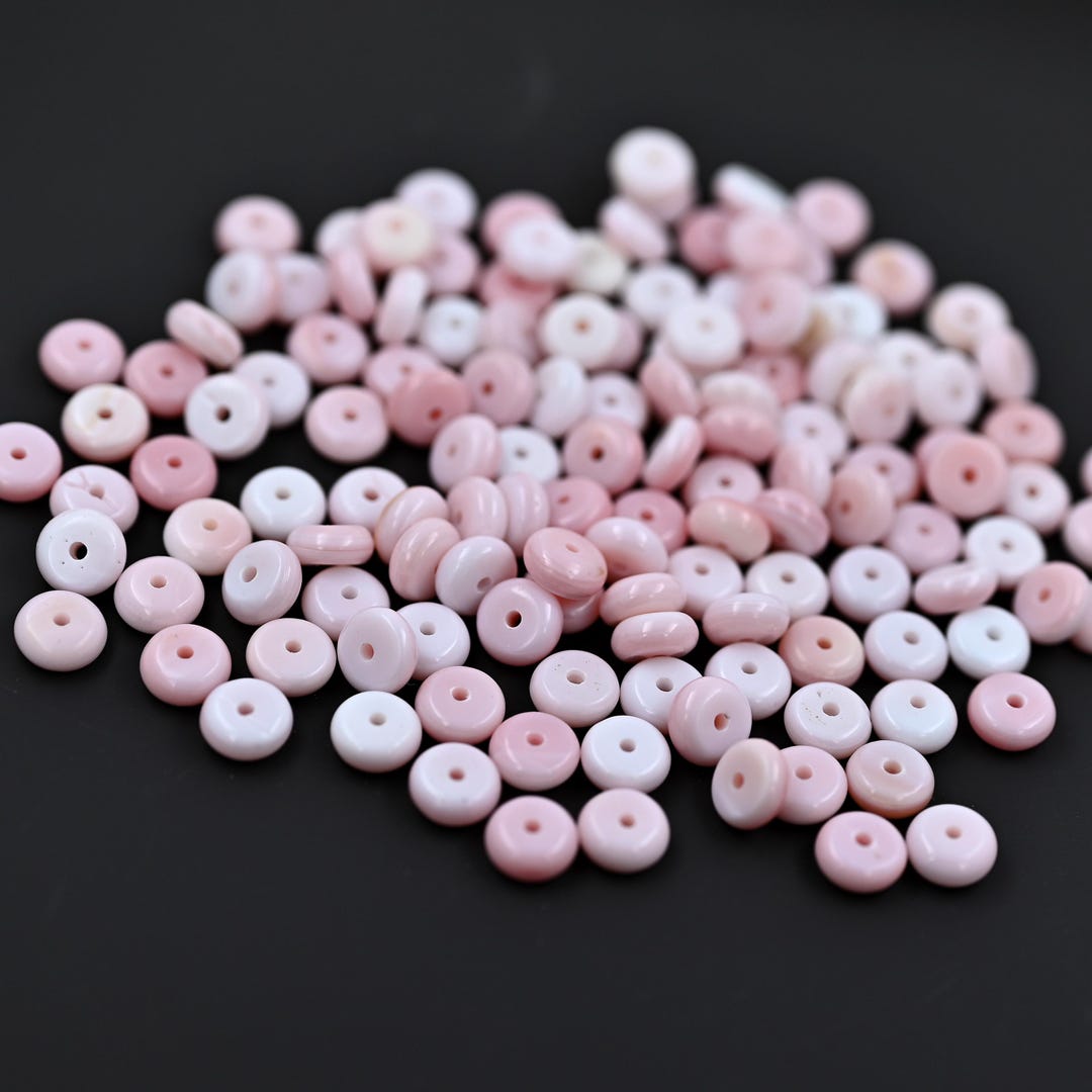 20pcs/ Pink Queen Conch Shell Beads: Flower Spacer Beads (3x6 Mm) - Etsy