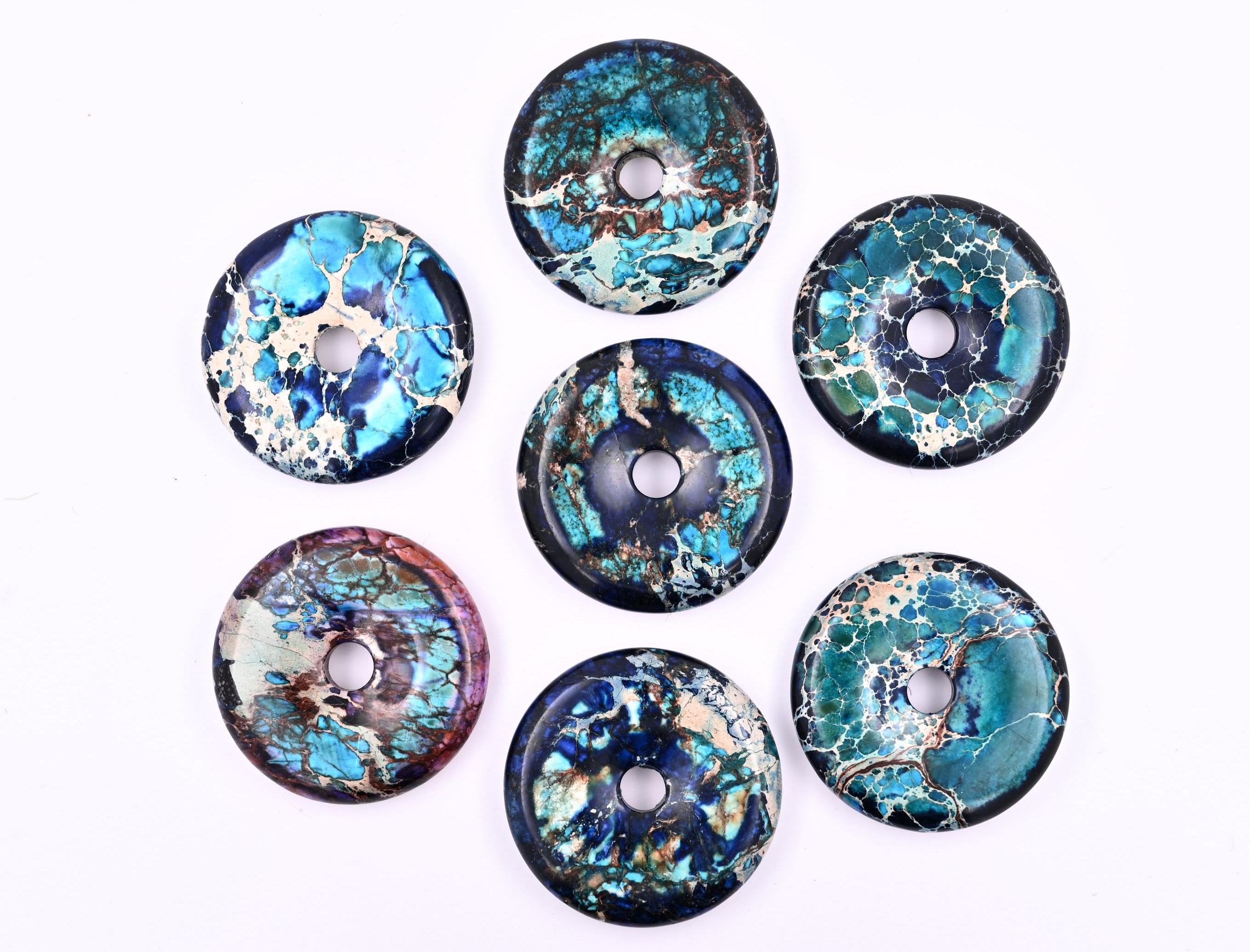 Ciondoli In Diaspro Multicolore – Forma Libera 10-45 Mm – Per Creazione Gioielli Fai-da-te