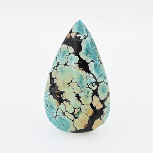 Nature yellow blue turquoise Pendant , gemstone blue turquoise jewelry pendants ,32*18*5mm , 4.2g ,A01D068