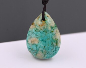 Ciambella In Fluorite Multicolore Pi 30mm - Collane Con Ciondolo - Foto 8