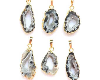 Ciambella In Fluorite Multicolore Pi 30mm - Collane Con Ciondolo - Foto 7