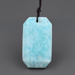 Nature blue hemimorphite pendant , hemimorphite charms for jewelry ,35*20*7 mm ,B03D044