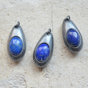 New lapis lazurite water drop Pendant