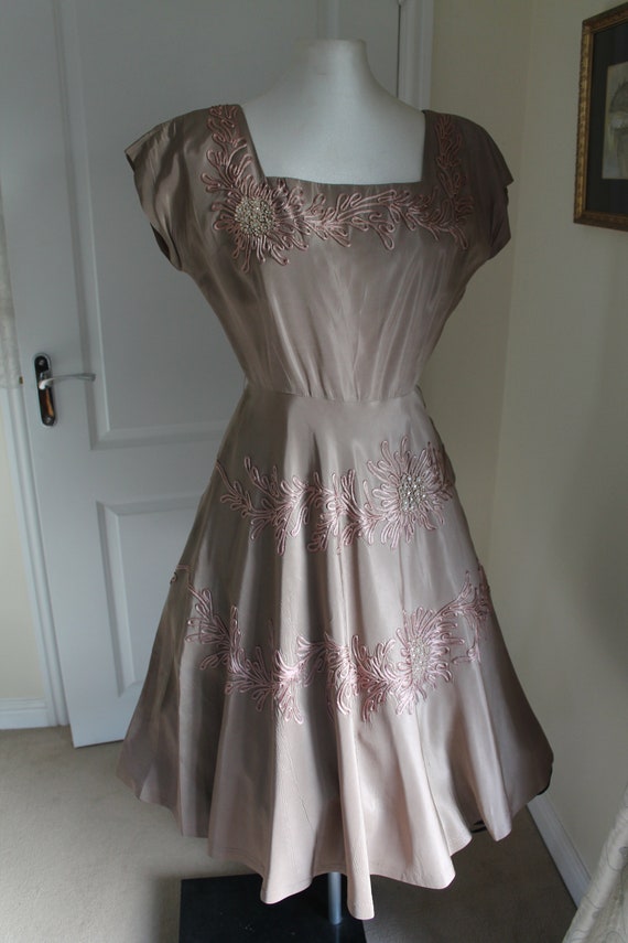 Vintage Cocktail Gown 1950's
