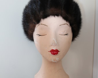 Vintage 1960's Mink Hat