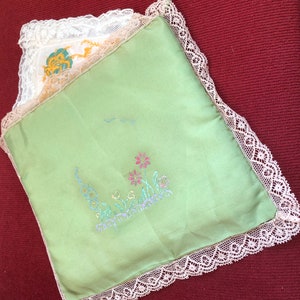 Vintage 1930s Handkerchief Sachet image 1