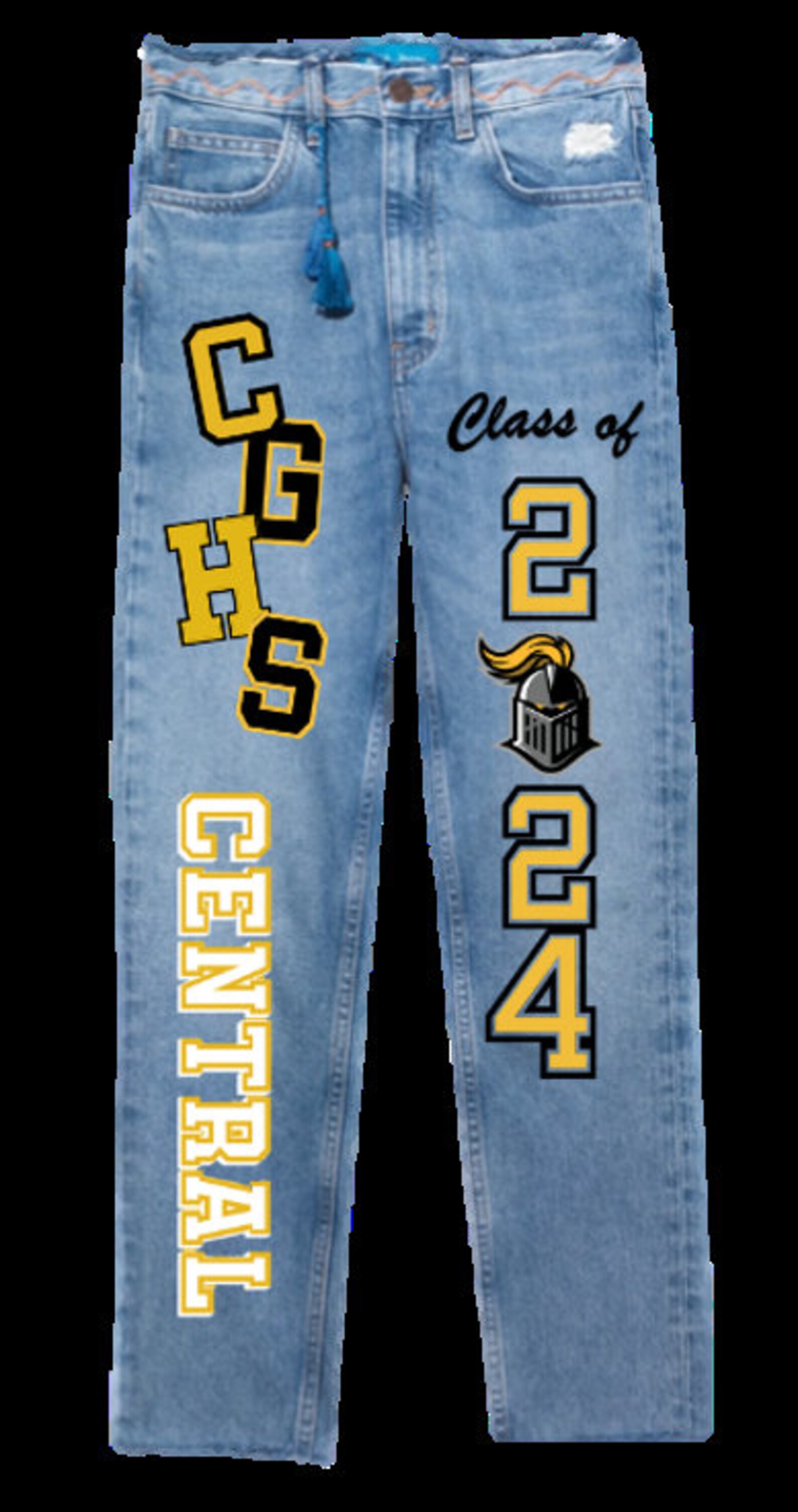Senior Pants, Homecoming Pants, Custom Pants, Painted Pants, Class of
