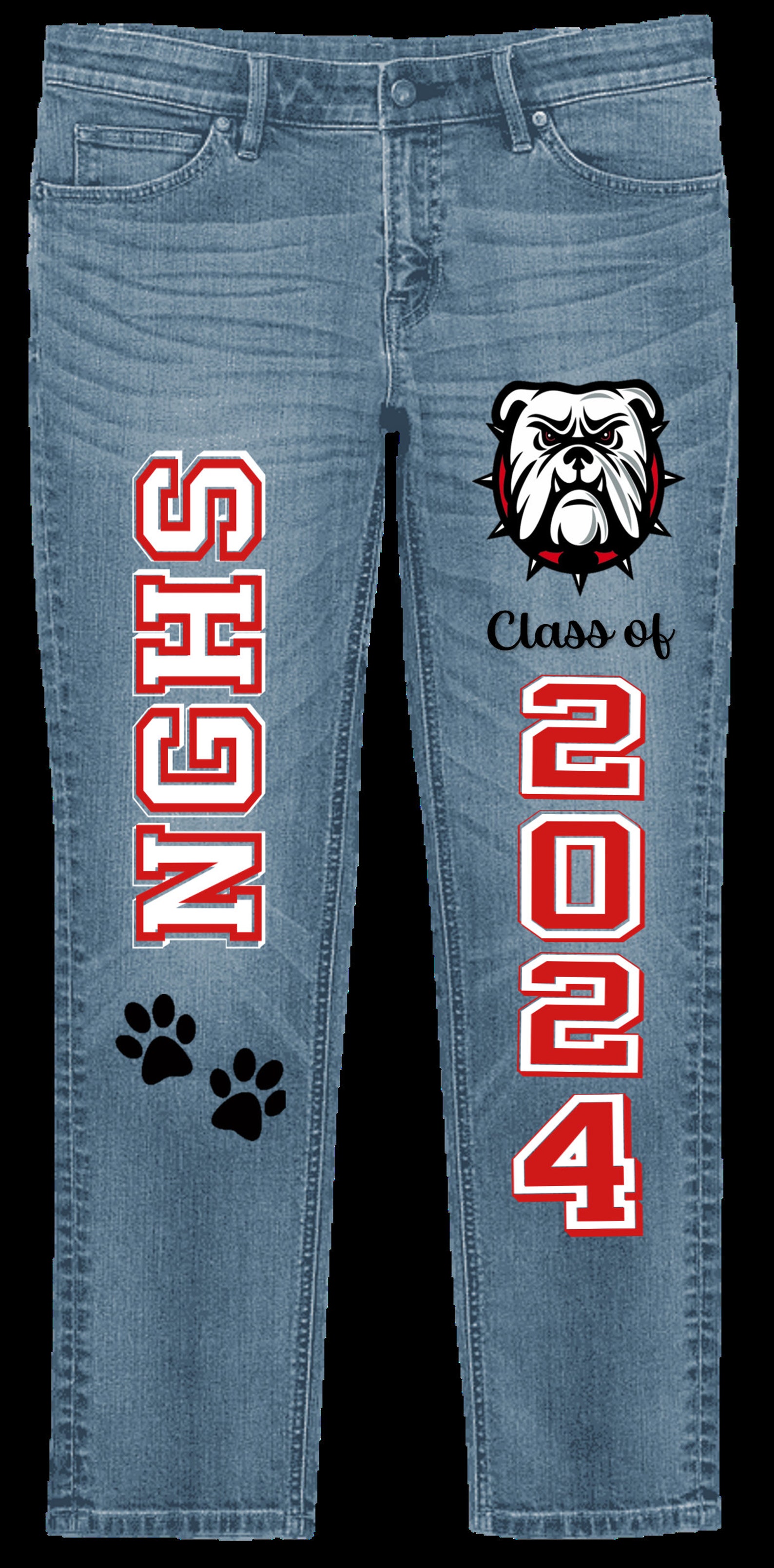 Senior Pants, Pants, Custom Pants, Painted Pants, Class of