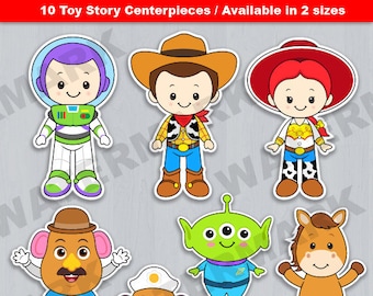 Toy Story bordsdekorationer, Toy Story utskrivbara bordsdekorationer, Toy Story festtillbehör, Toy Story födelsedag