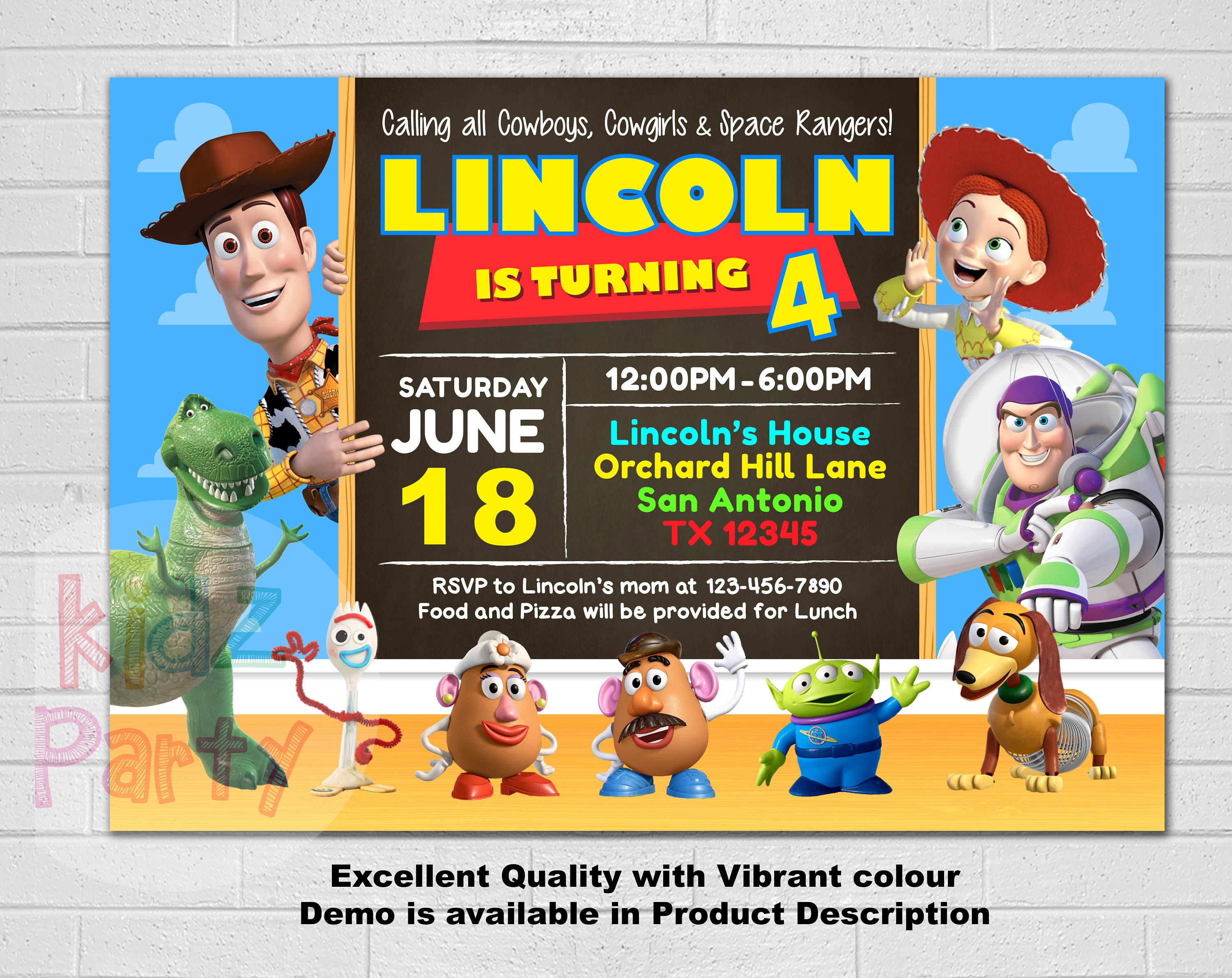  Toy Story Invitations Lupon gov ph