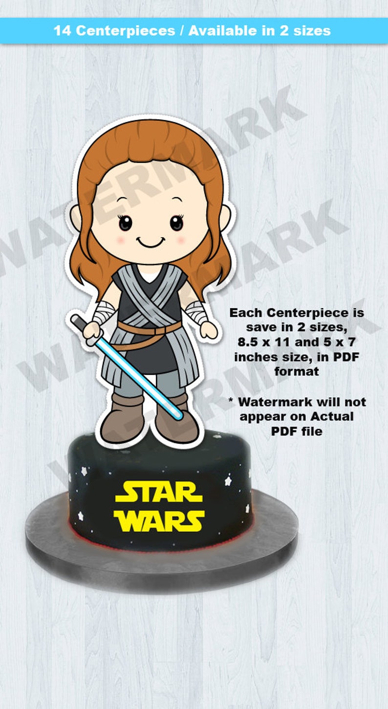 Star Wars Table Centerpiece INSTANT DOWNLOAD image 2