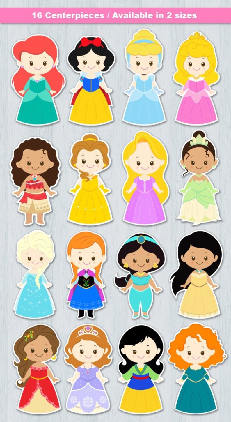 Princess centerpiece Disney Princess Centerpiece Disney | Etsy