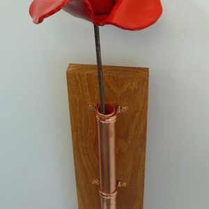Handcrafted Poppy Holder for the Poppies from the Tower of London supported by the Royal British Legion image 3