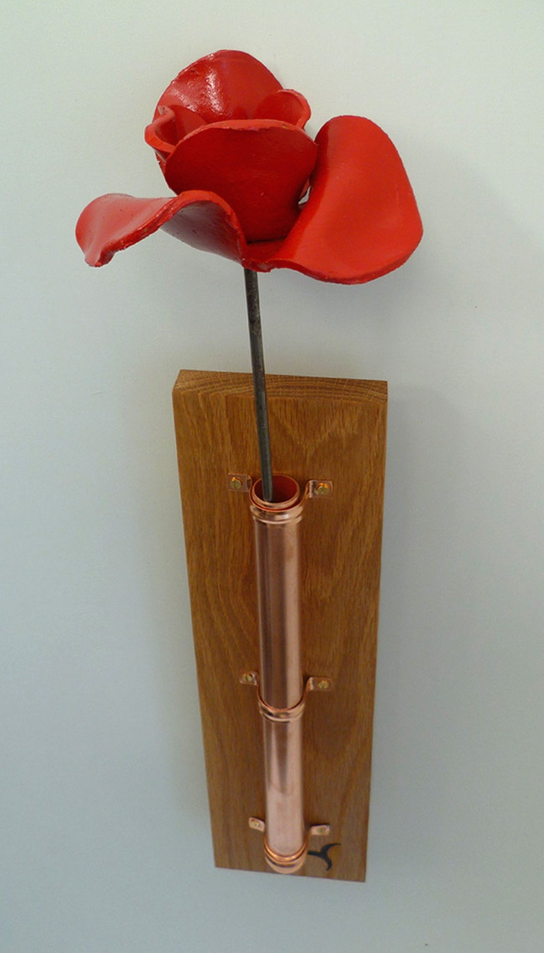 Handcrafted Poppy Holder for the Poppies from the Tower of London supported by the Royal British Legion image 3