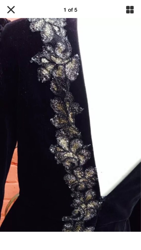 Vintage velvet radley dress