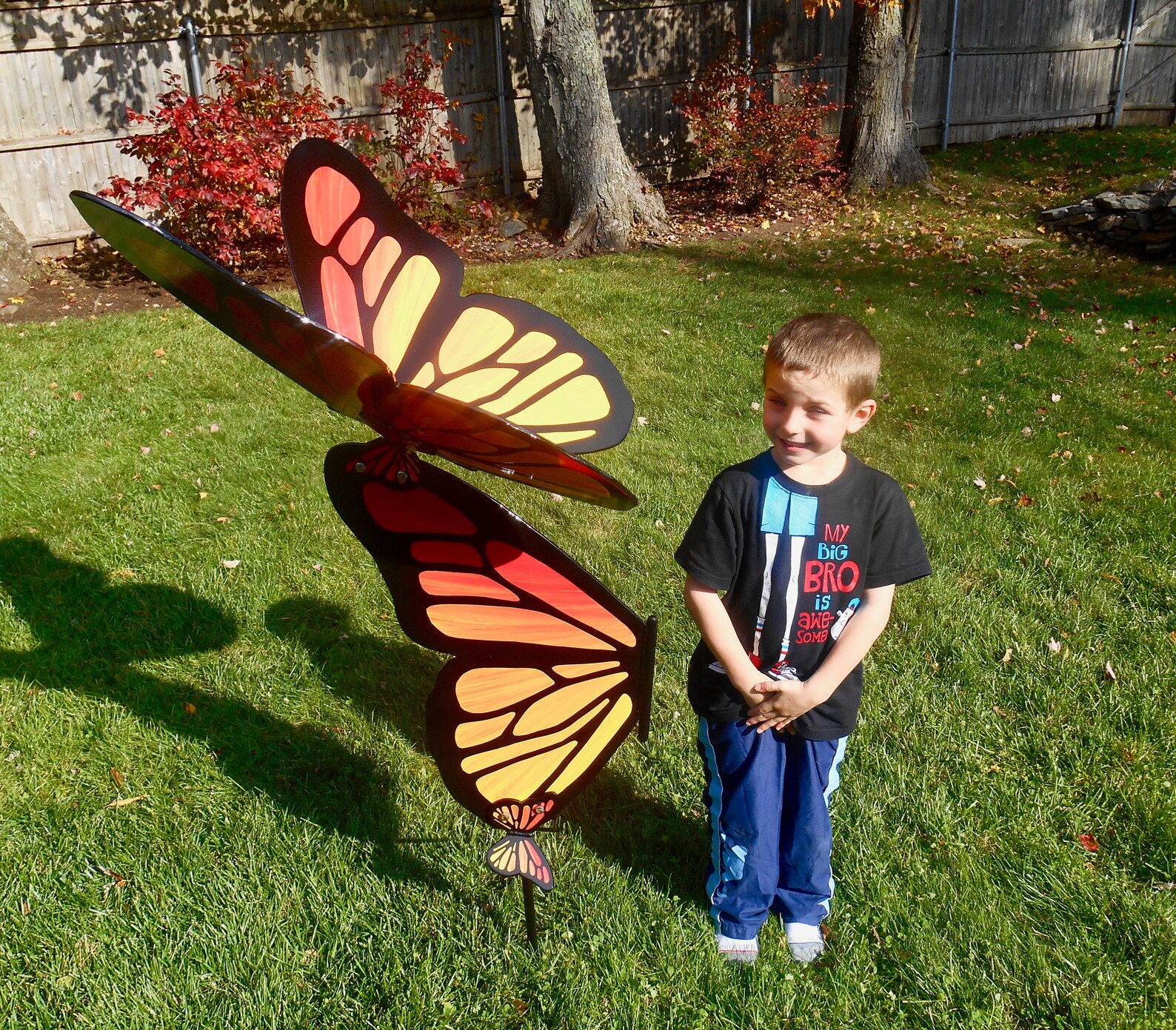 Giant Butterfly Garden Art Butterfly Metal Sculpture Etsy