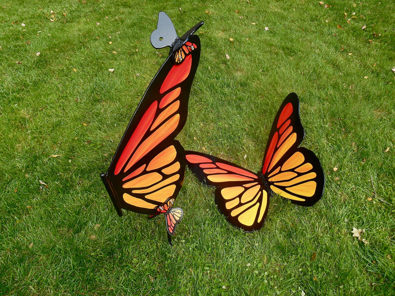 Giant Butterfly Garden Art Butterfly Metal Sculpture Etsy