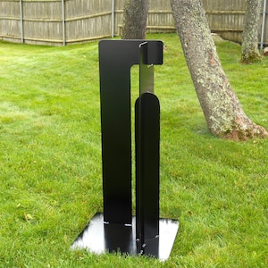 Free Standing Metal Sculpture, Contemporary Art,  Modern Sculpture, Commercial, Lawn Sculpture, Modern Art,  Indoor/Outdoor (PICK UP ONLY)