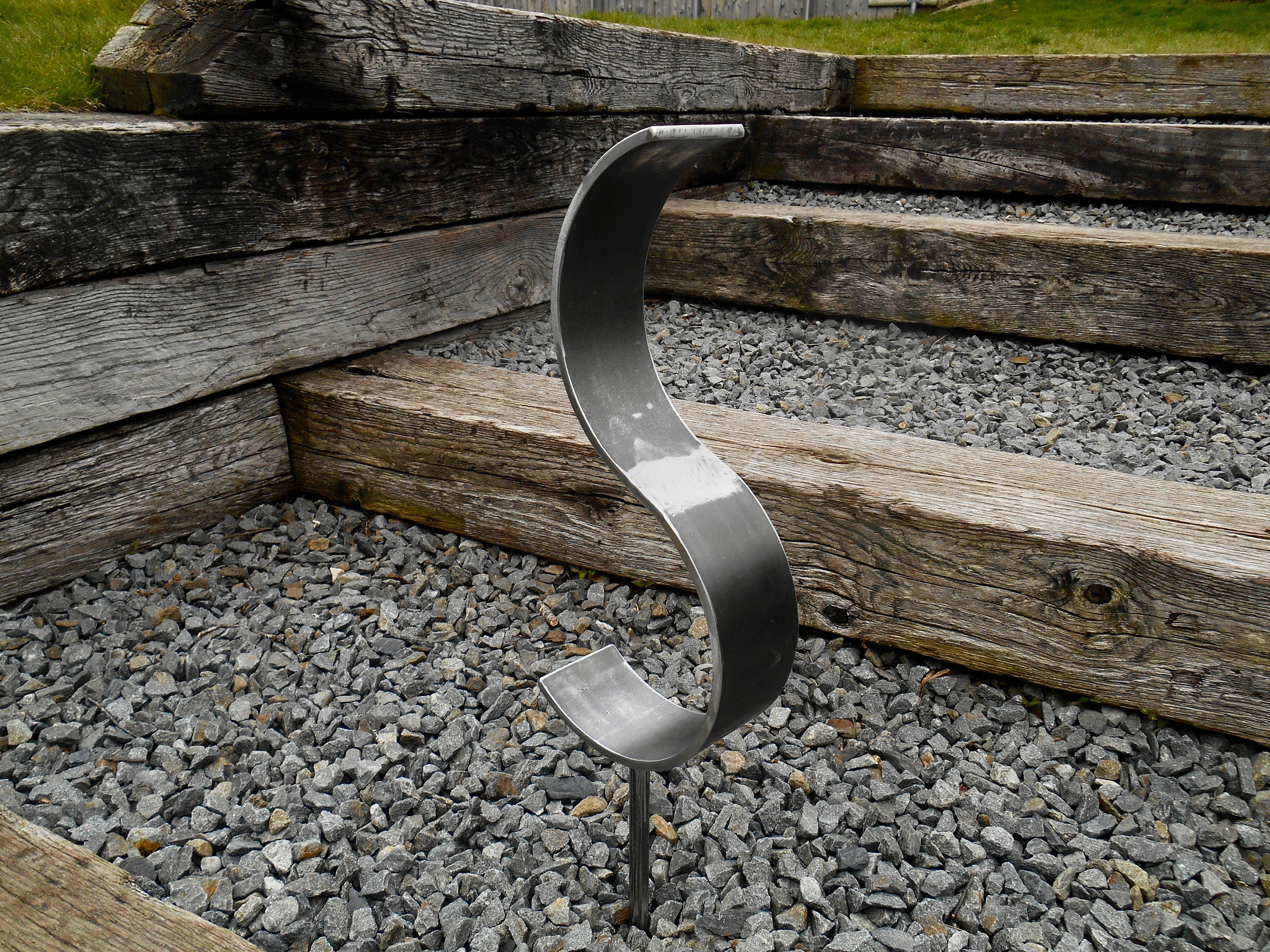 Rusty Metal Sculpture, Rusty Metal, Ring Metal Art, Rustic Sculpture ...